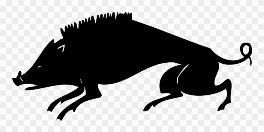 Boar Silhouette Vector Image - Jabali Silueta Png Clipart