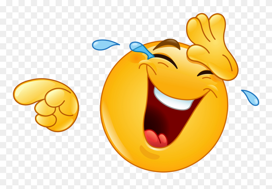 Smiley Lol Emoticon Laughter Clip Art - Laughing Smiley - Png Download