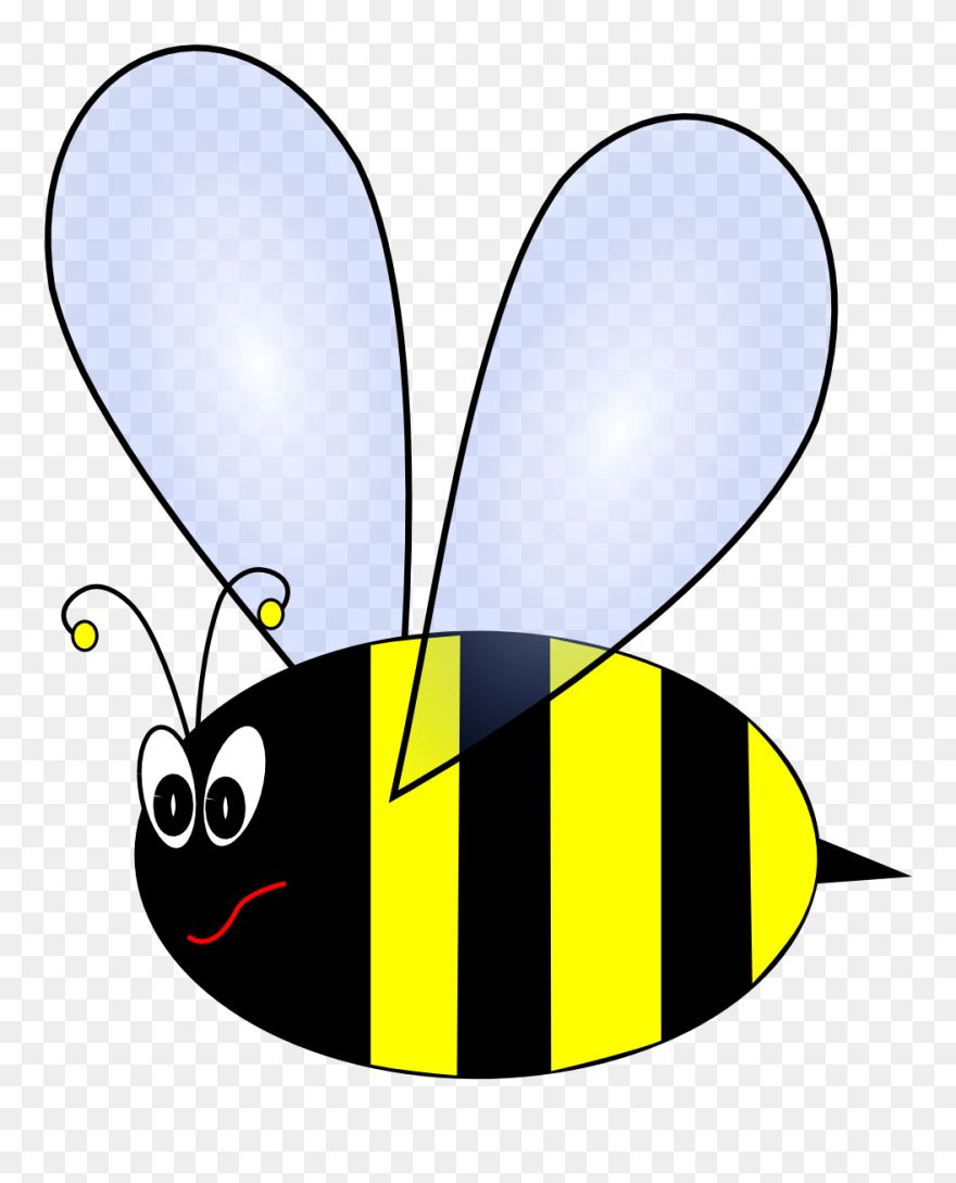 Bumblebee Insect Honey Bee Beehive - Angry Bee Clipart Png Transparent Png