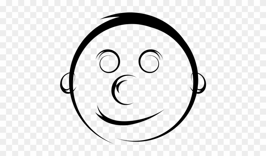 Lego Smiley Laugh Clipart, Vector Clip Art Online, - Black And White Smiley Face - Png Download