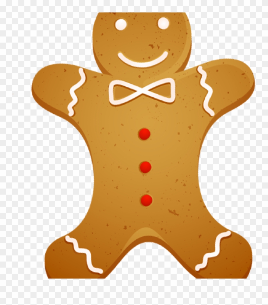 Gingerbread Man Clipart 19 Christmas Gingerbread Man - Clip Art - Png Download
