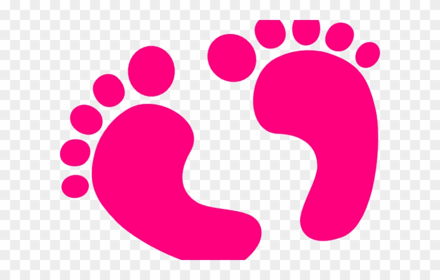 Baby Foot Clipart - Transparent Background Baby Clip Art - Png Download