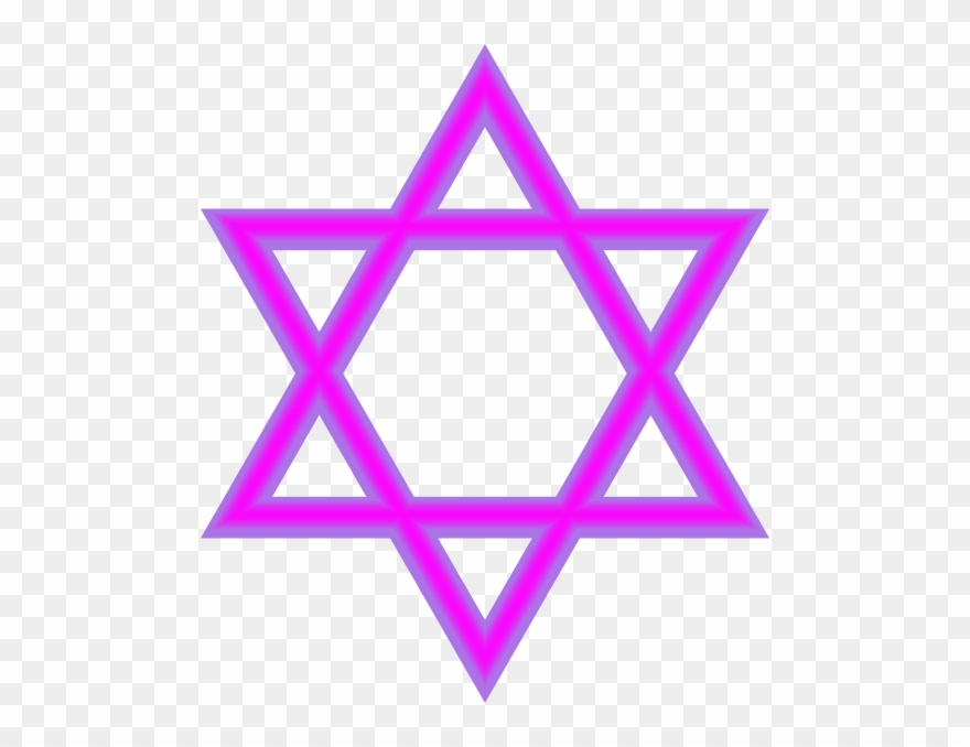 Jewish Star Clip Art - Main 6 Religious Symbols - Png Download
