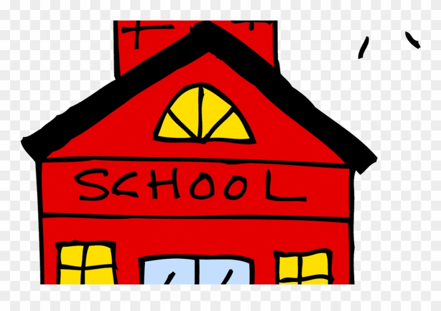 School House Picture - Red School House Clip Art - Png Download