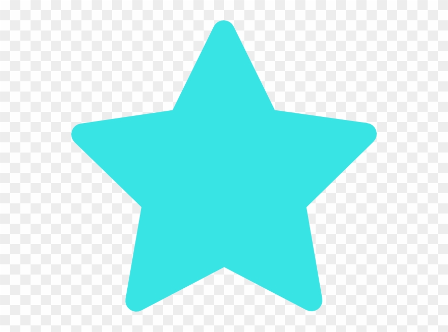 Graphic Star Clip Art At - Blue Star Vector Png Transparent Png