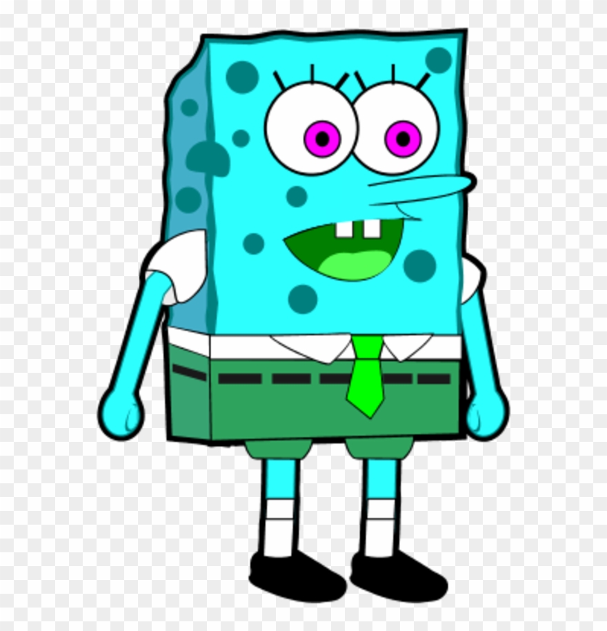 Sponge Bob Wearing Square Pants - Spongebob Squarepants Clipart