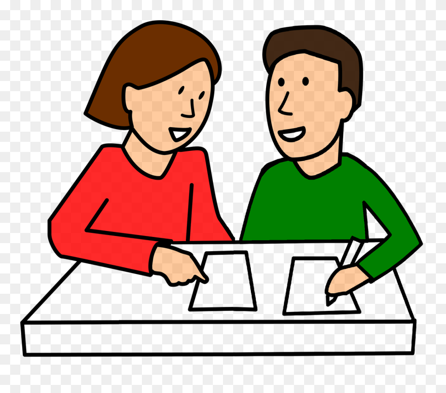 Pin Kostenlose Cliparts Schule - Partner Work - Png Download