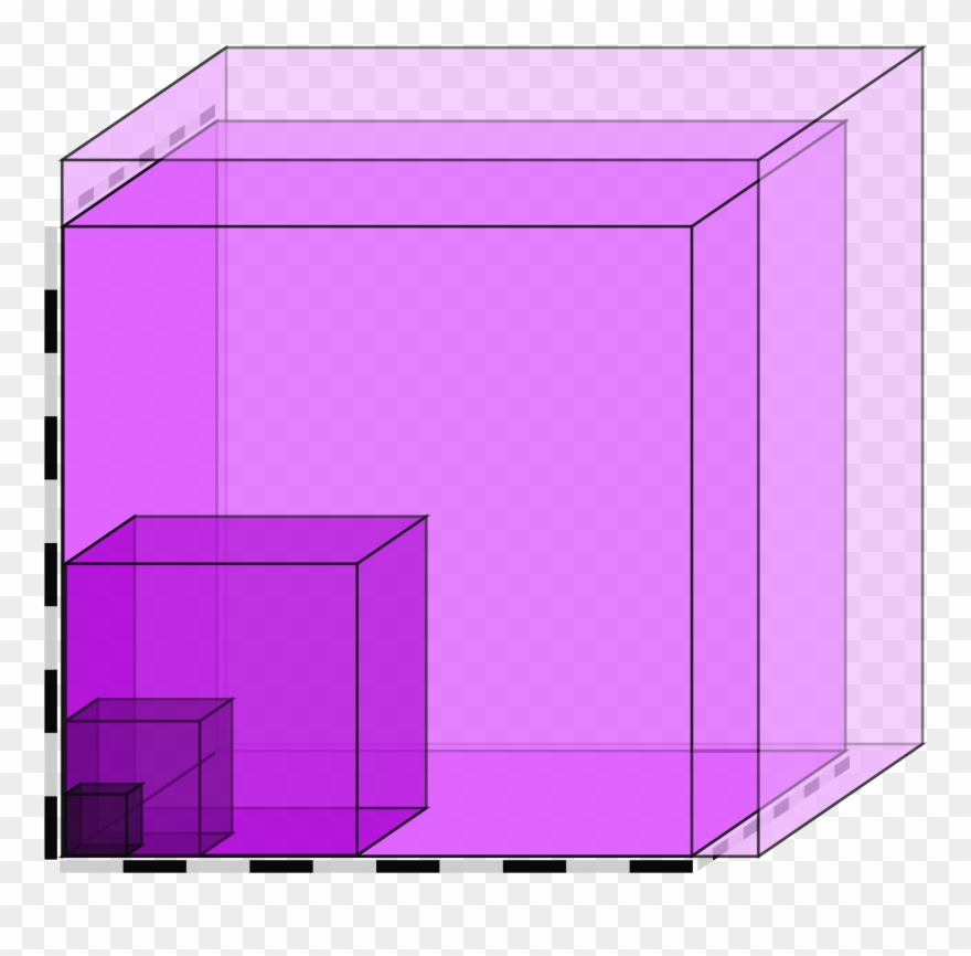 Clip Art Freeuse Library Box Svg Small - 2000 Cubic Feet - Png Download