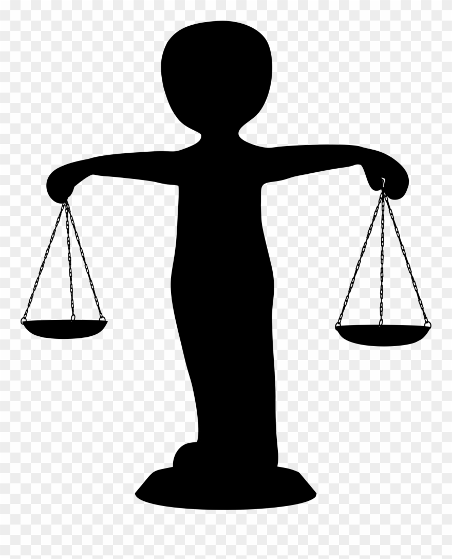 Man Justice Scales Big Image Png - Fundamental Rights To Equality Clipart