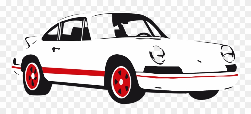 Auto Porsche Sportwagen Fahren - Sports Car Clipart Png Transparent Png