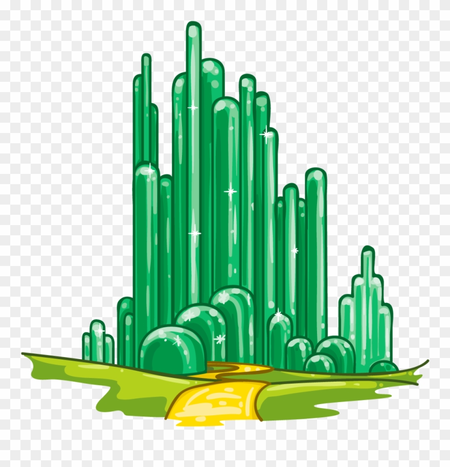 Clip Art Emerald City Clip Art - City Of Oz - Png Download