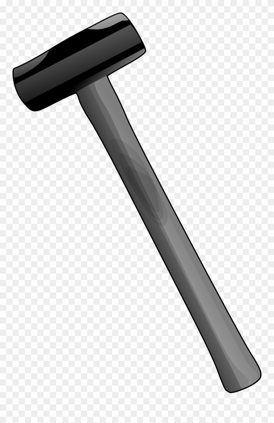 Hammer Tool Metal - Blacksmith Hammer Clip Art - Png Download
