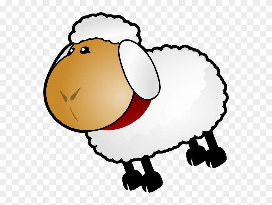 Cartoon Sheep Clip Art Free - Sheep Clip Art - Png Download