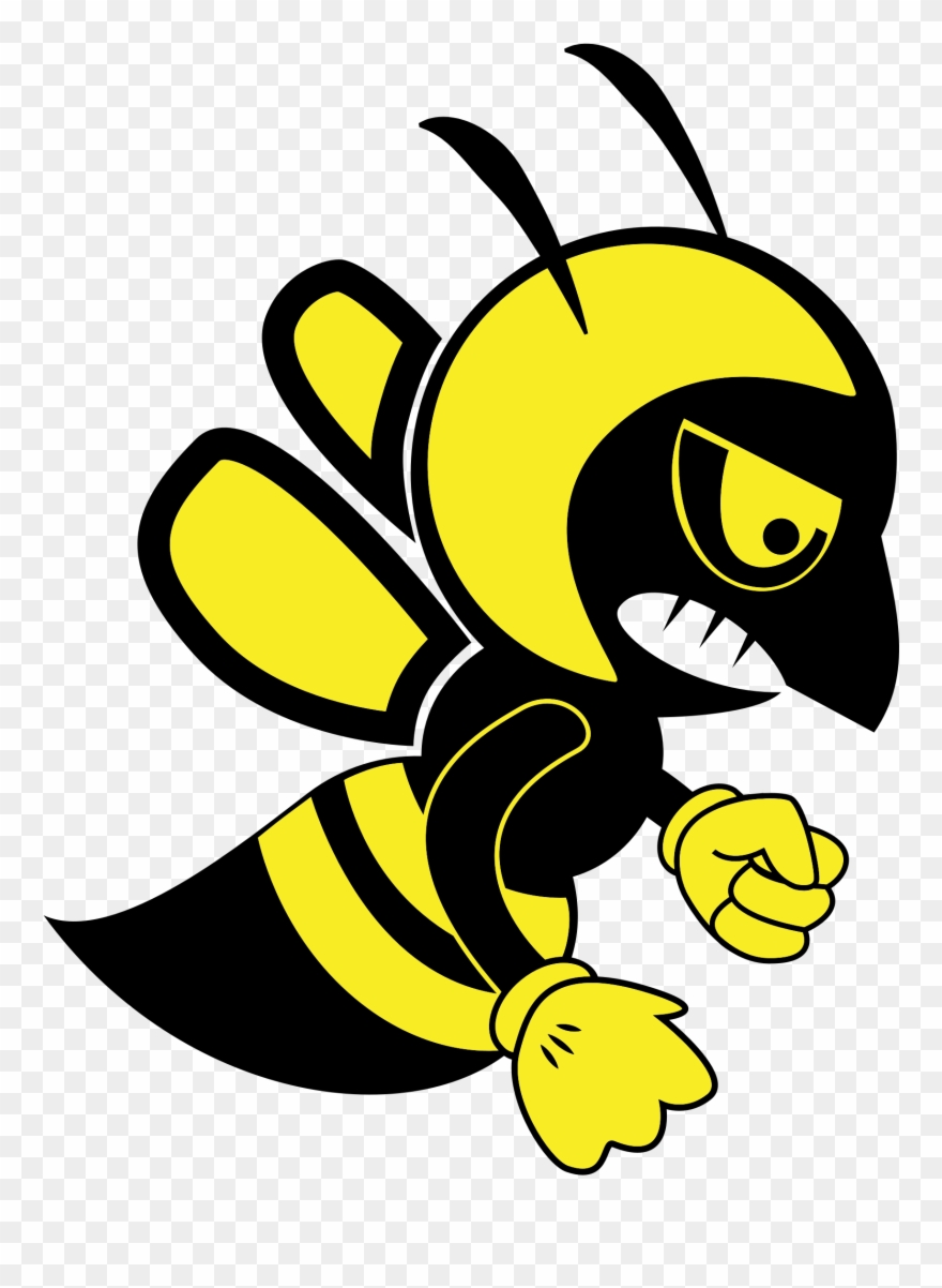 Bee Clipart - 蜂 イラスト かっこいい - Png Download