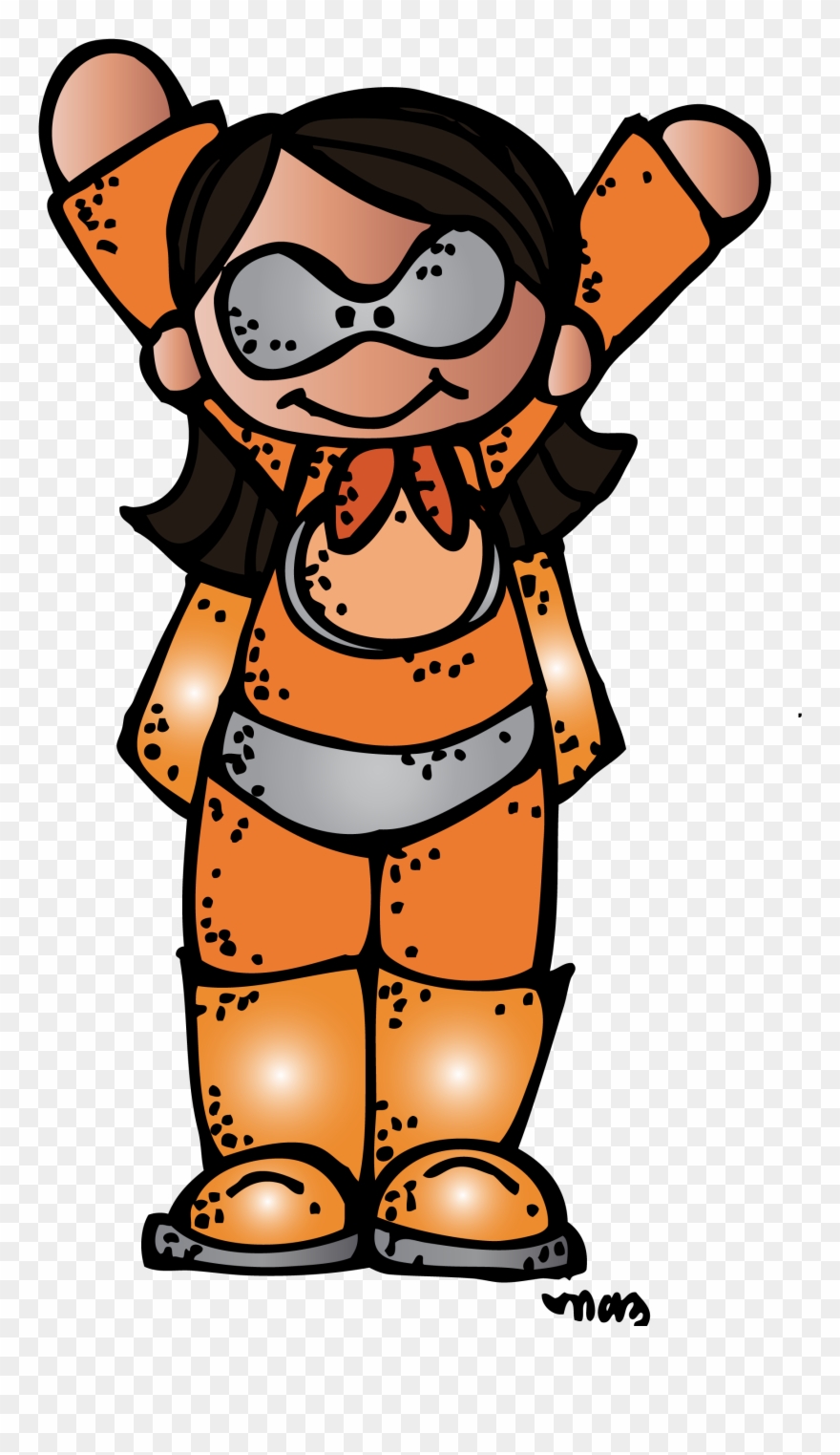 Melonheadz School Supplies - Melonheadz Super Helper Clipart