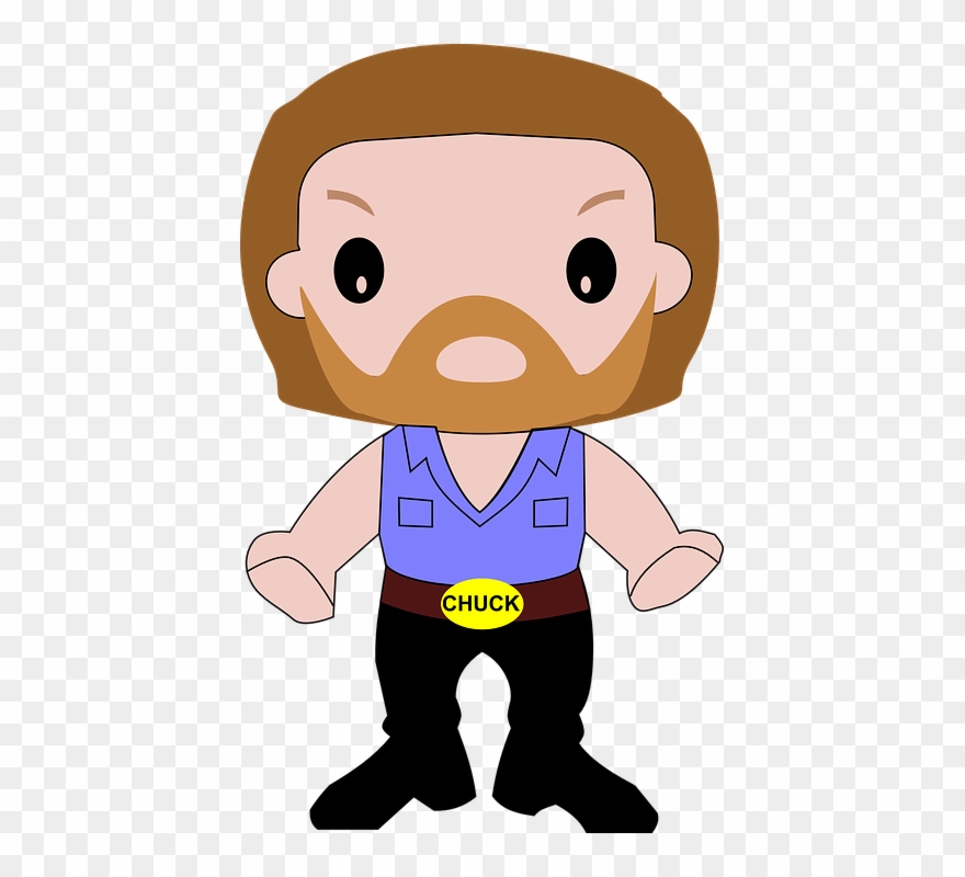 Free Vector Graphic - Chuck Norris Animated Png Clipart