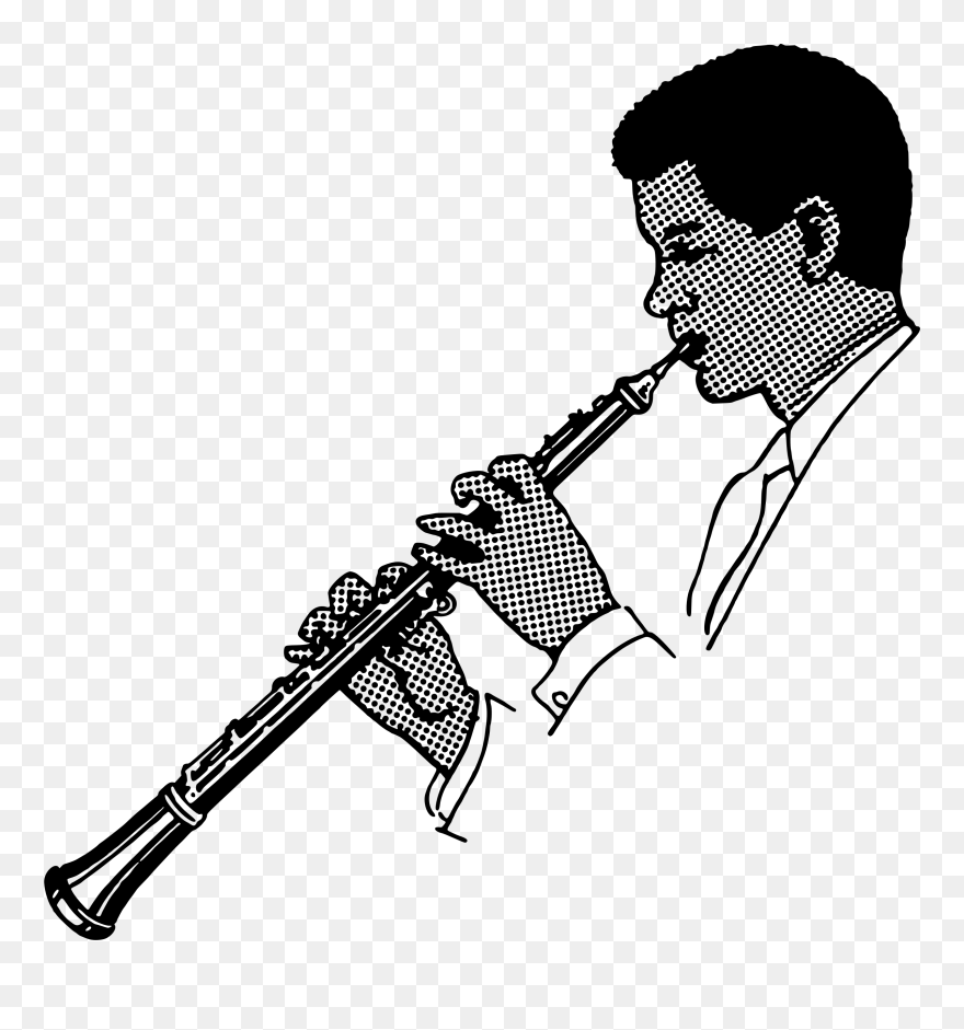 Oboe Musical Instruments Drawing Trumpet Flute - Oboe Clipart - Png Download