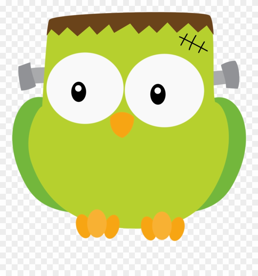 Frankenstein Clipart Cute Owl - Halloween Clipart Frankenstein - Png Download