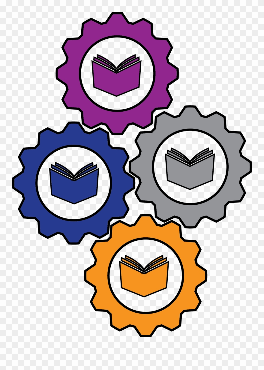 About Novel Engineering - Books And Gears Clipart