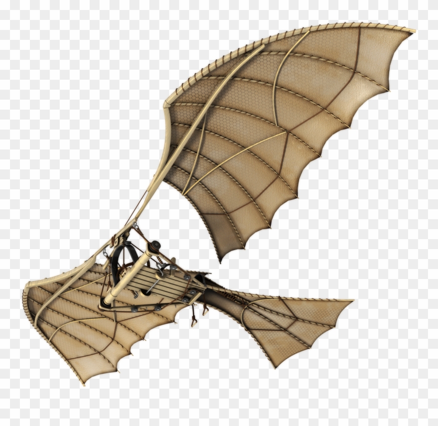 Leonardo Da Vinci Aerospace Engineering, Mechanical - Maquinas Voadoras De Leonardo Da Vinci Clipart