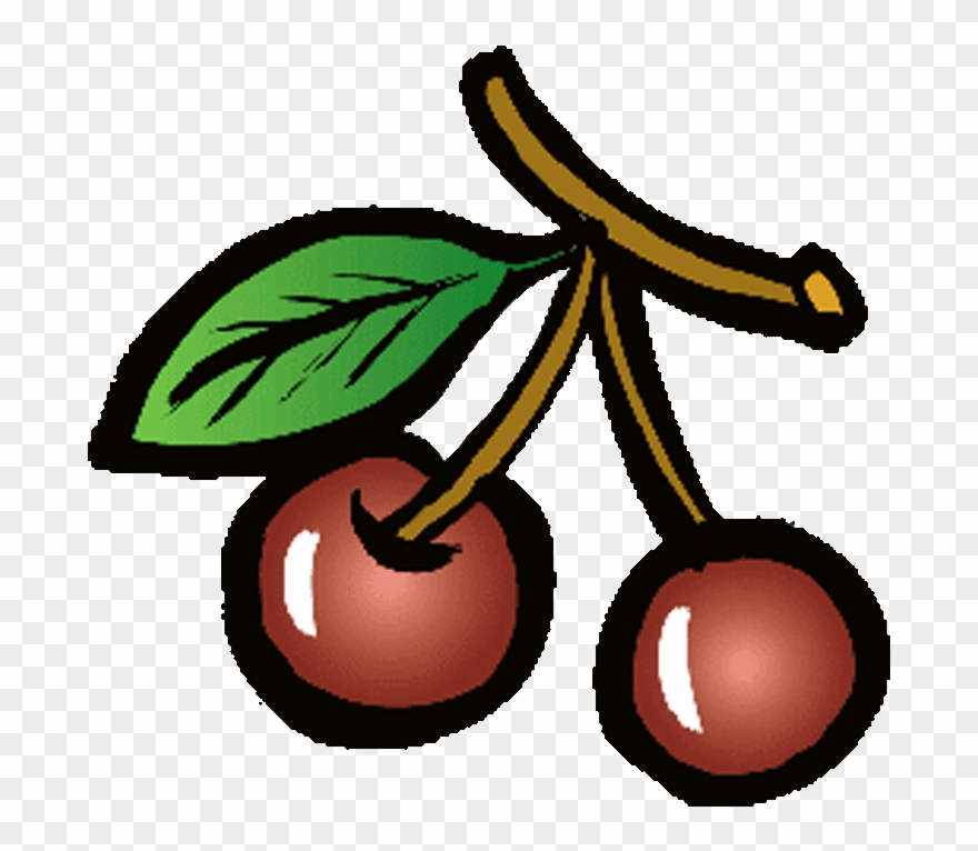 Cherry Clipart Blueberry - Cherry - Png Download