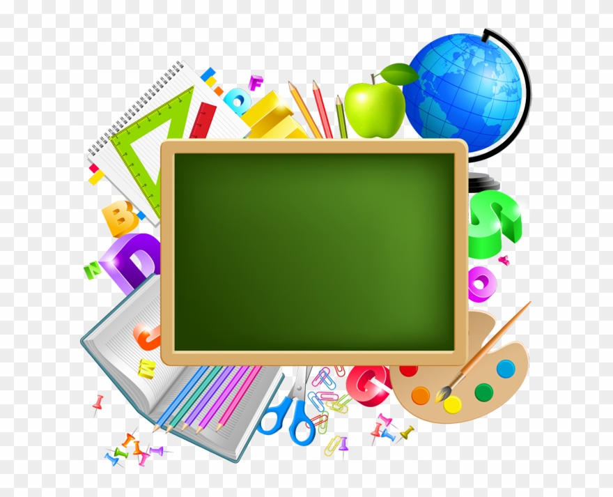 Crayonstubeclip Art - Back To School Frame Png Transparent Png
