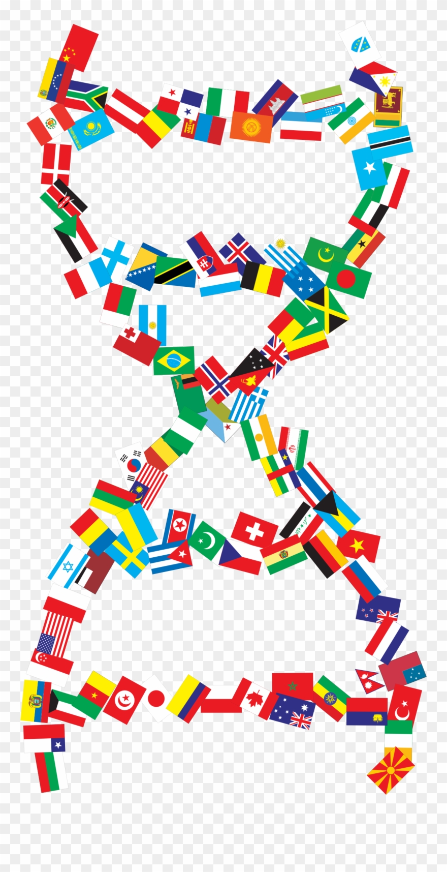 Dna Clipart Graphic Art - Line Dna Png Transparent Png