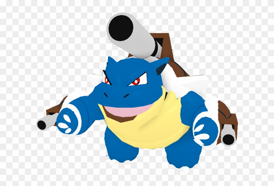 Clip Art Stock Blastoise Transparent Pokemon Blue - Cartoon - Png Download