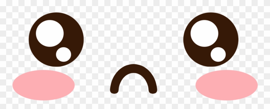Image Not Found Or Type Unknown - Sad Kawaii Face Png Clipart