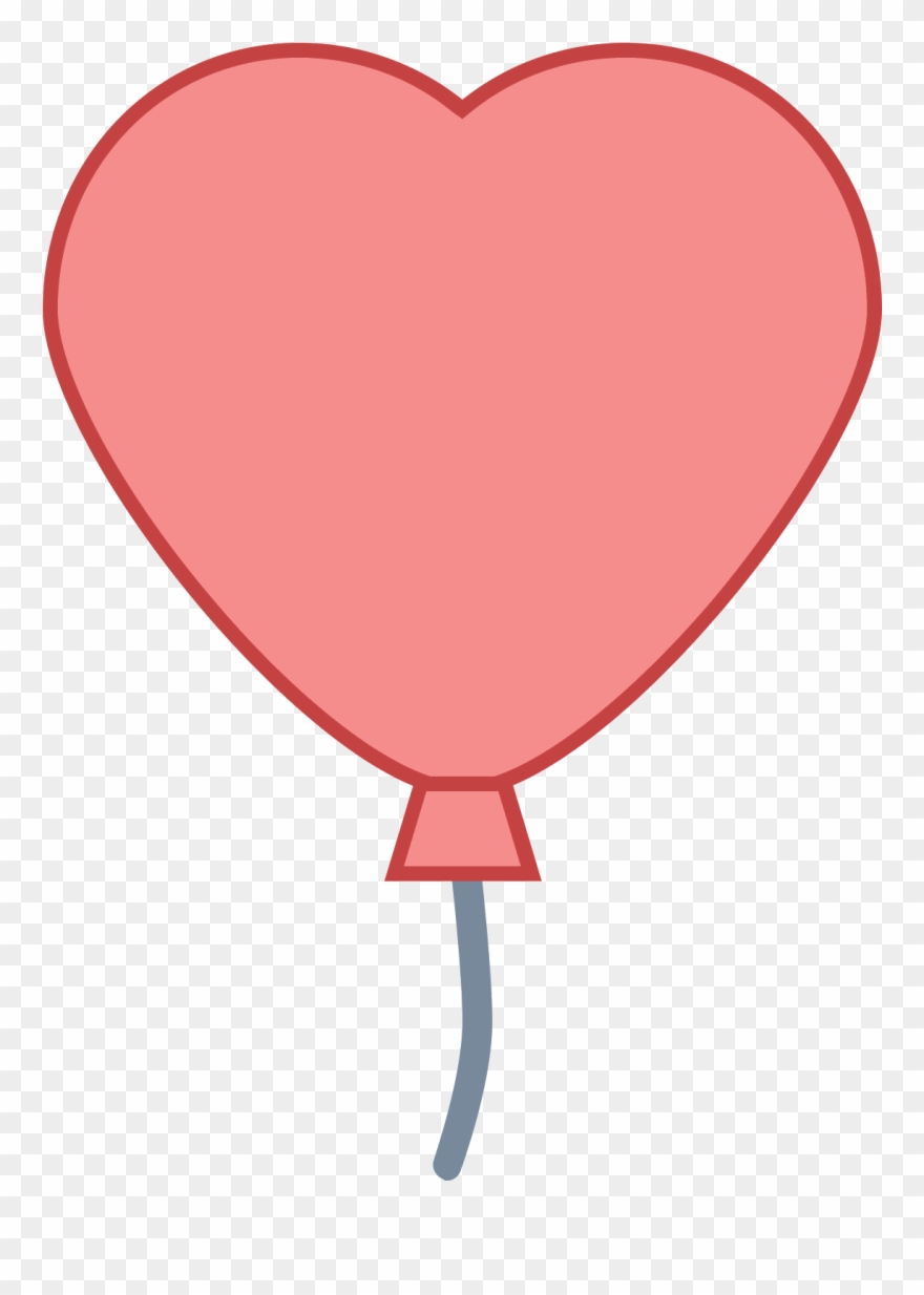 Banner Royalty Free Library Heart Balloon Png - Balão De Coração Png Clipart