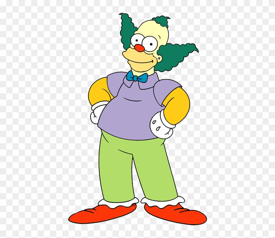 Smithers Krusty The Klown - Los Simpsons Krusty Png Clipart