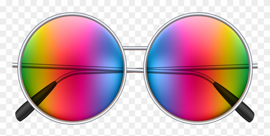 Colorful Glasses Clipart - Png Download