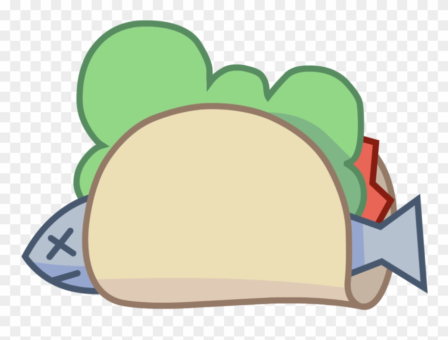 Clip Art Free Dragons Love Tacos Clipart - Battle For Dream Island Taco - Png Download