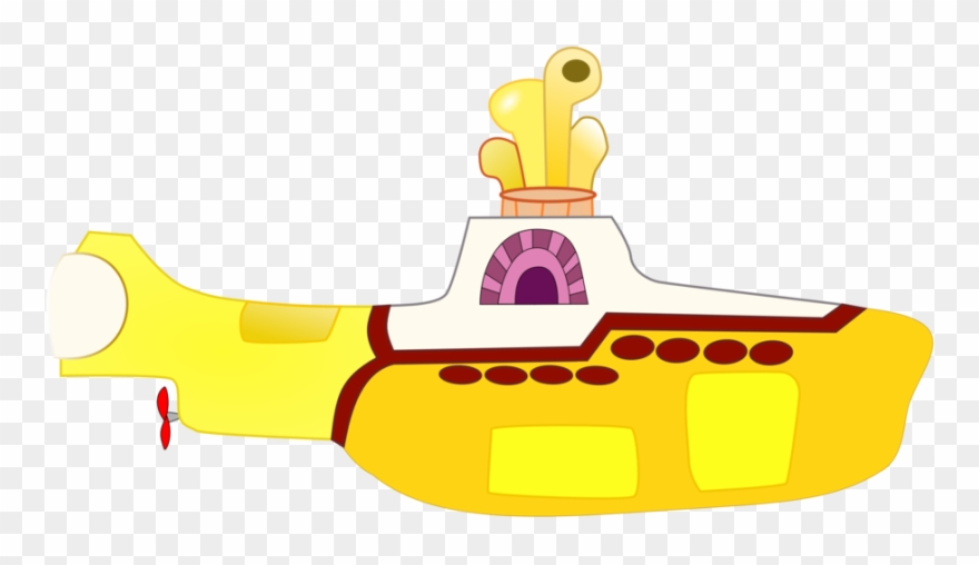Yellow Submarine Movie Free Download - Beatles Yellow Submarine Png Clipart
