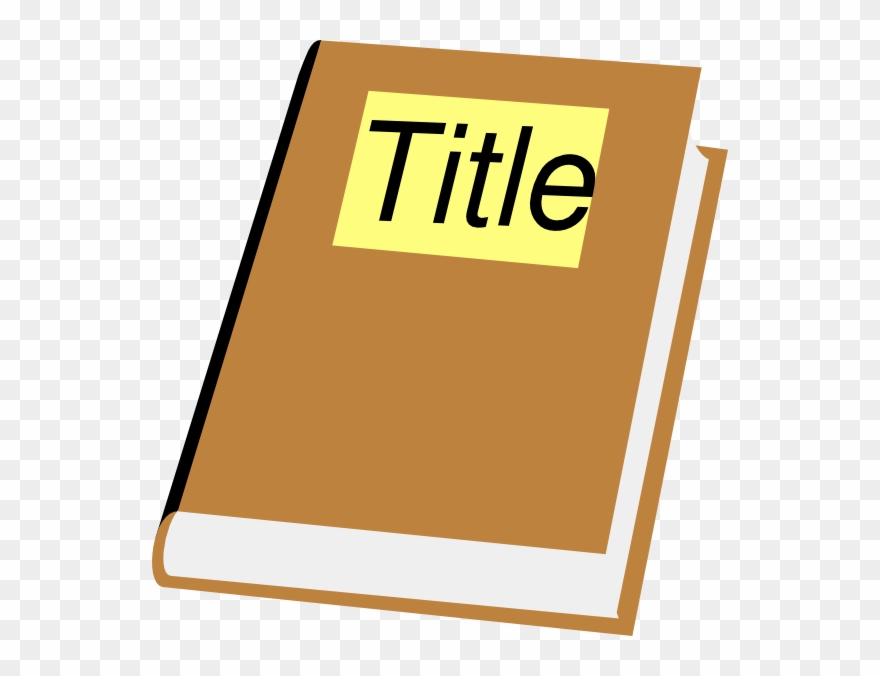 Download Title - Clipart - Book Title Clipart - Png Download (#315106