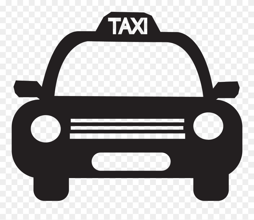 Taxi Clipart Taxi Station - Taxi Symbol - Png Download