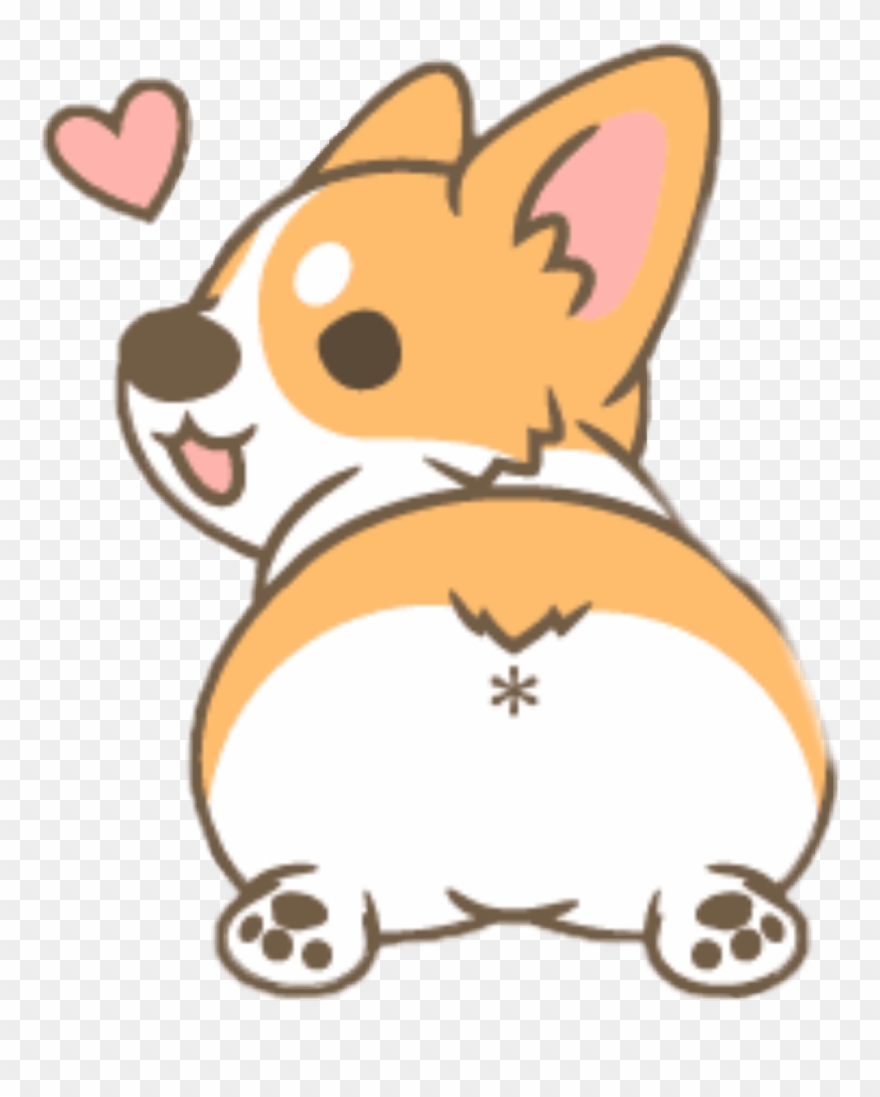 Banner Transparent Download Corgidog Dog Doggo Kawaii - Kawaii Corgi Clipart