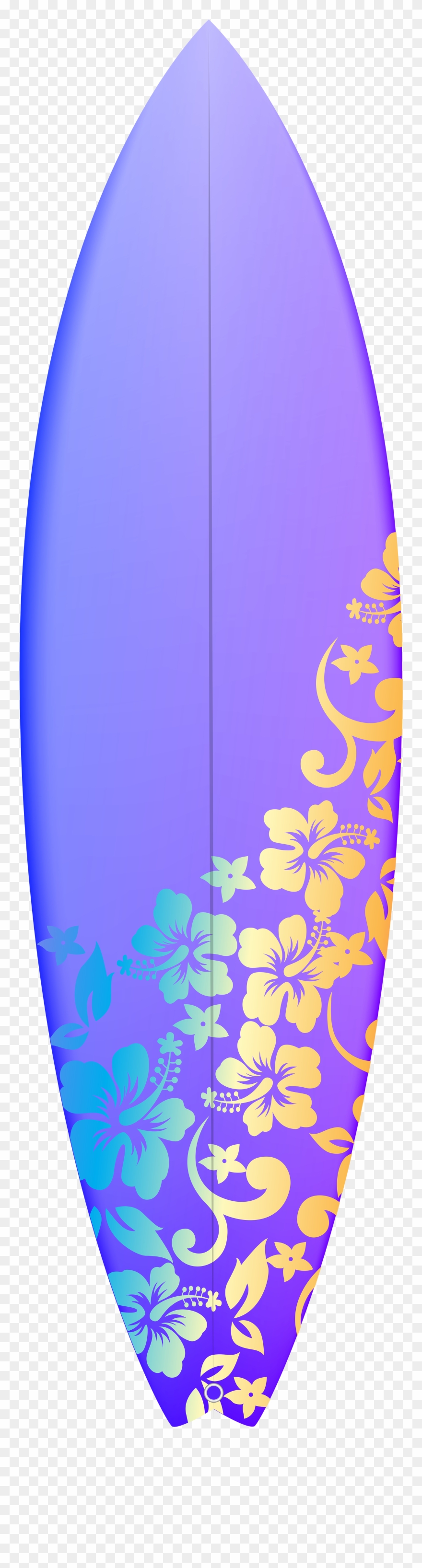 Clip Art Surf Board - Png Download