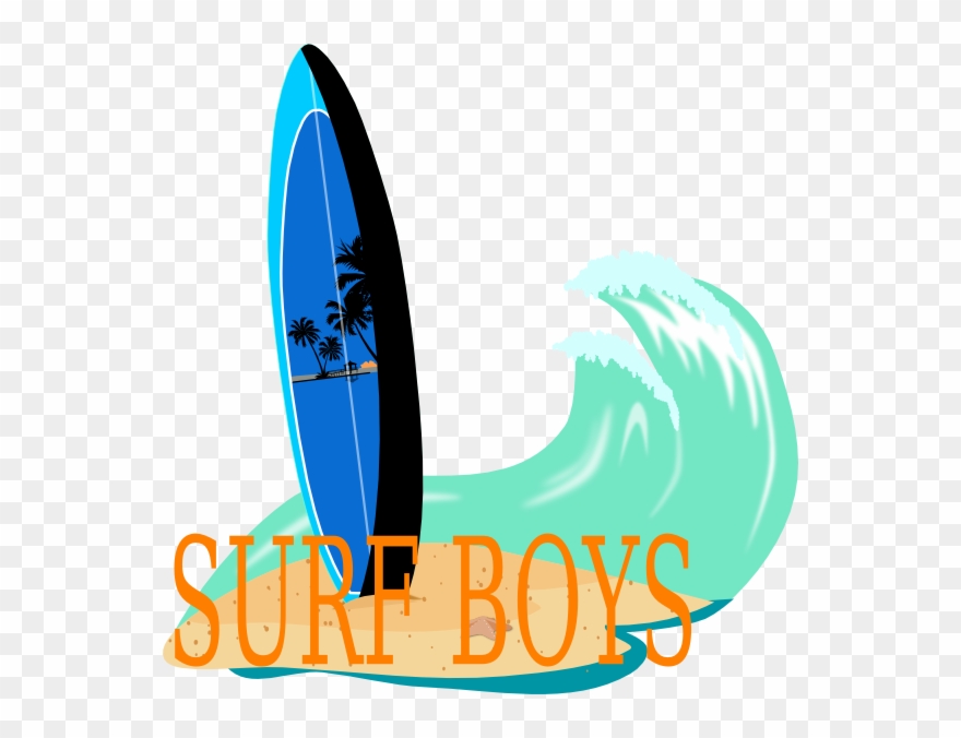 Surfboard - Surfing Clipart