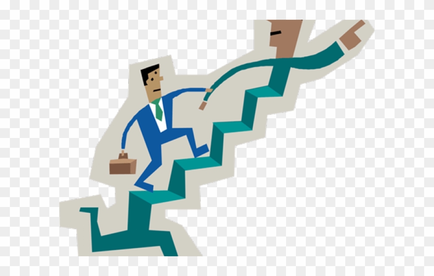 Stairs Clipart Vector - Progress - Png Download