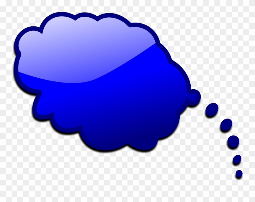 Talk Bubble Small Clipart 300pixel Size, Free Design - Conversation Bubble Blue Transparent - Png Download