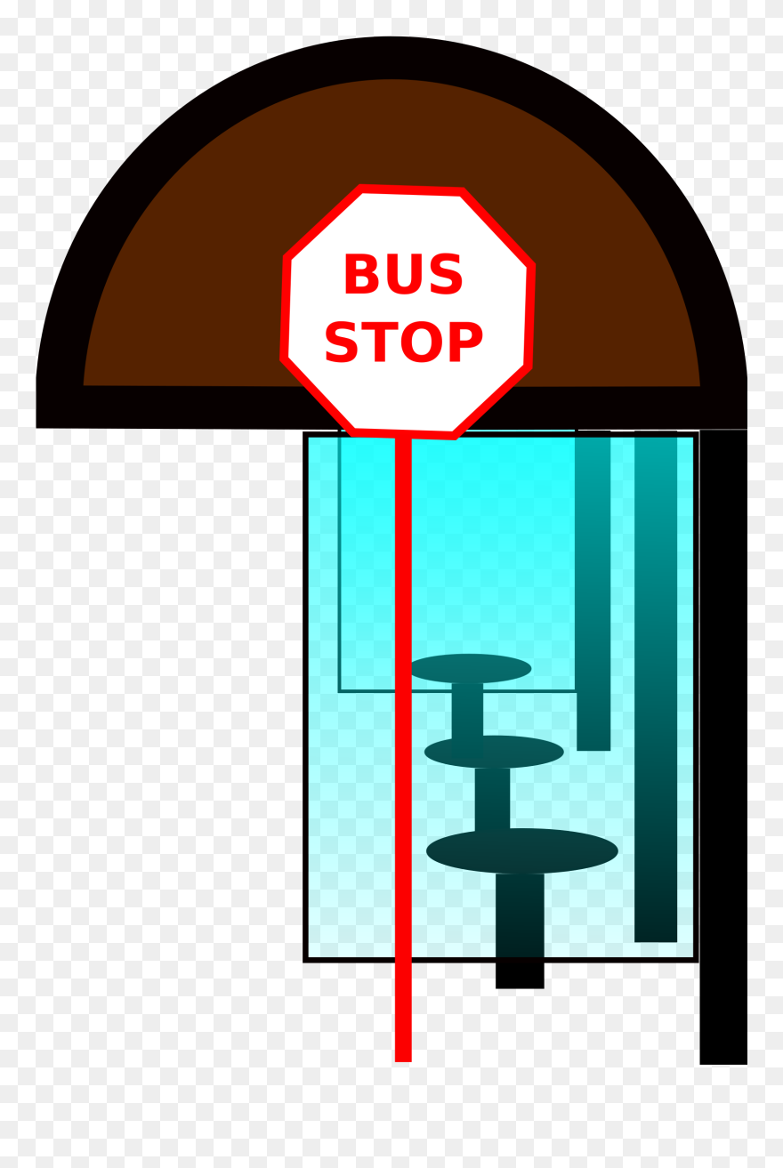 Bus Stop School Bus Traffic Stop Laws Computer Icons - Bus Station Clip Art - Png Download