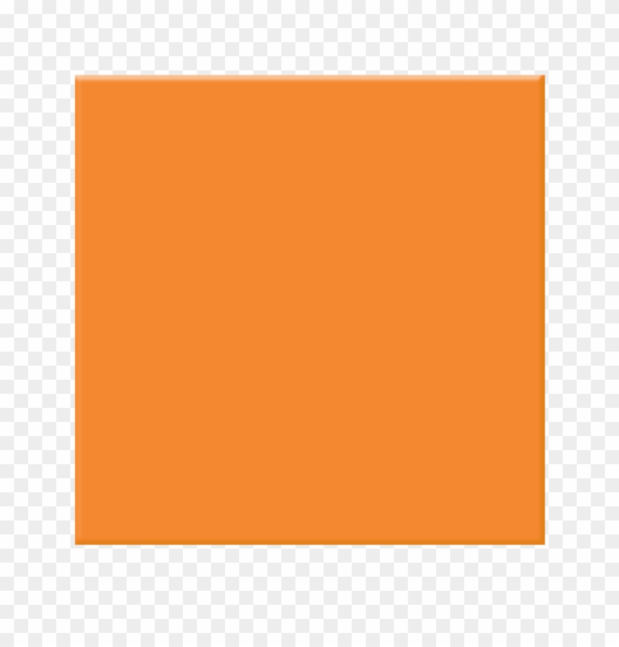 Orange Square Clipart - Png Download