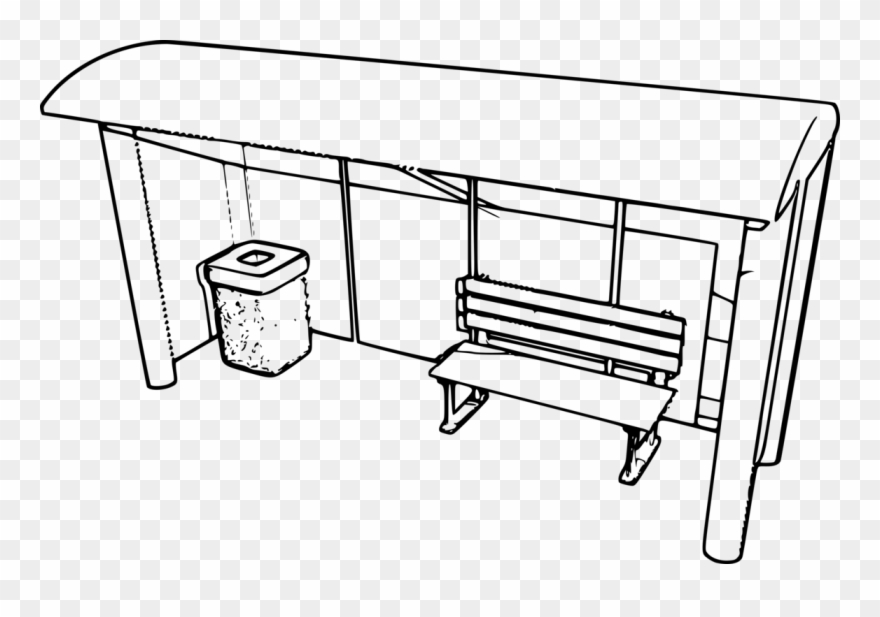 Bus Stop Bus Interchange School Bus Traffic Stop Laws - Draw A Bus Stop Clipart