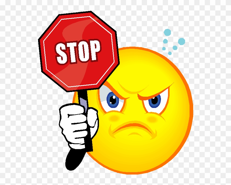 Stop Clipart Angry - Stay Safe Online Gifs - Png Download