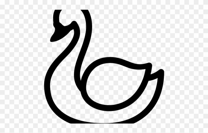Swan Clipart Transparent - Cygnini - Png Download