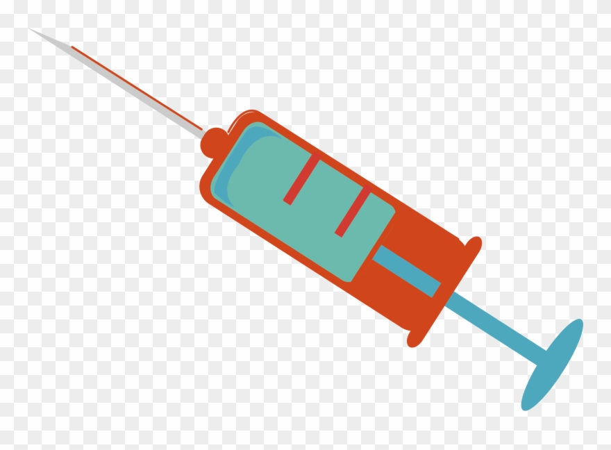 Syringe Clipart Material - Medicine - Png Download