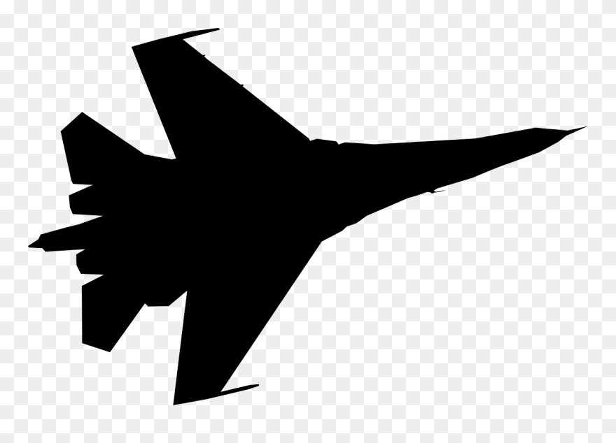 Vector Tank Jets Png Black And White Stock - F 16 Kolay Çizimi Clipart
