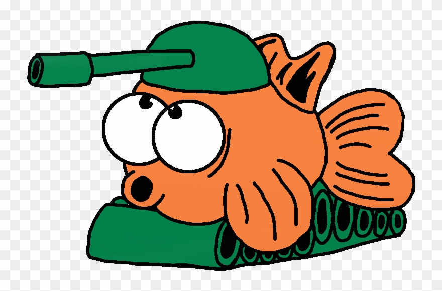 Fish Tank Clipart Little Person - Army Fish - Png Download
