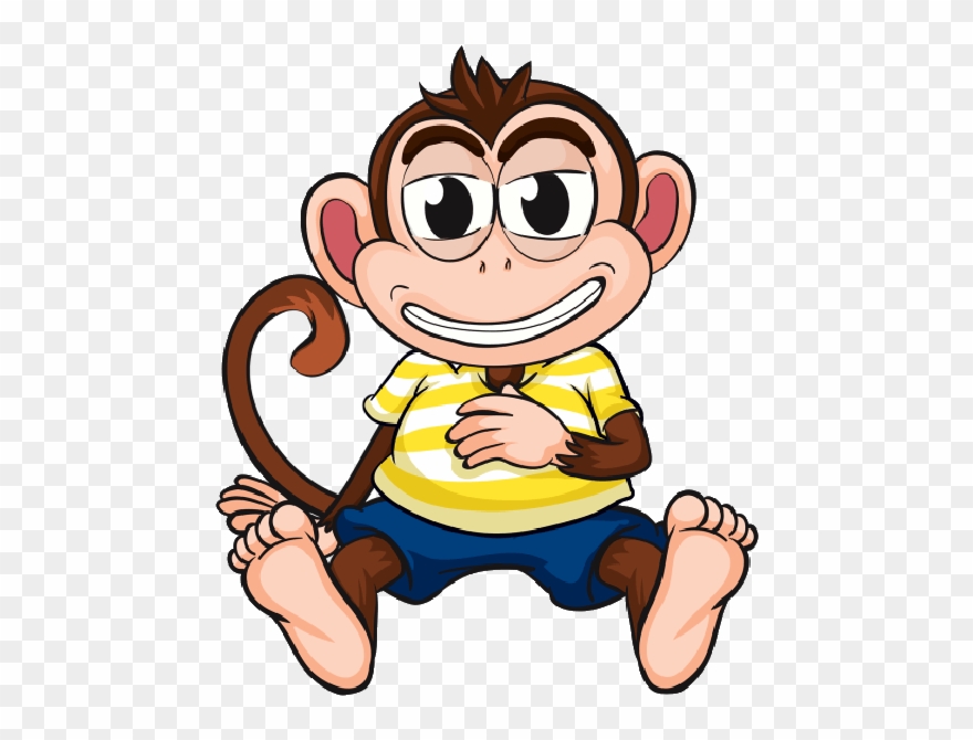 Monkey - Funny Pics Of Cartoon Monkeys Clipart